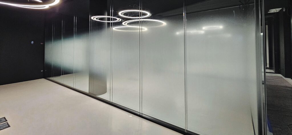 Pellicole con grafica sfumata effetto privacy